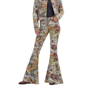 Wrangler Ladies Lainey Life Of Lainey Multiprint Flare Jeans 25 x 32